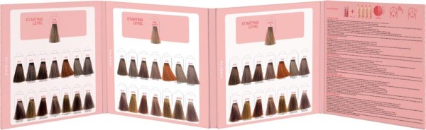 Inebrya Demi Color Chart 14 Nuancen