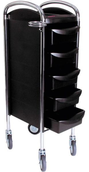 Efa Piccolo 6002 schwarz mit kleinen Rollen