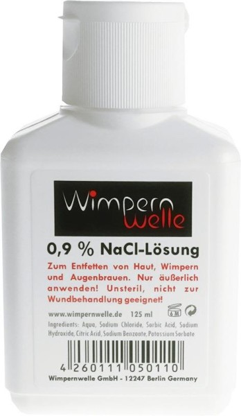 Wimpernwelle Kochsalzlös. 0,9%
