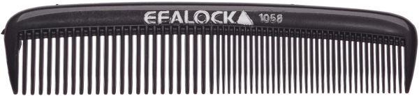 Efalock Kamm Nylon Taschenkamm 5 schwarz